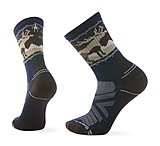 Image of Smartwool Hike Light Cushion Mountain Moose Crew Socks - Men's