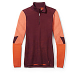 Smartwool Intraknit Thermal Merino Base Layer Colorblock 1/4 Zip - Women's, K17 Black Cherry, Large, SW016456K17L