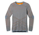 Smartwool Intraknit Thermal Merino Base Layer Crew - Womens, Pewter Blue/Marmalade, Large, SW019284M501-L