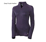 Image of Smartwool Midweight Zip T Long Sleeve - Women's - Natural Heather M