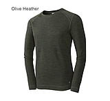 Image of Smartwool NTS Mid 250 Crew - Men's-Olive Heather L
