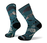 Image of Smartwool PhD Outdoor Light Mountain Camo Print Crew Socks - Men's