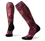 Image of Smartwool Snow Targeted Cushion Print OTC Socks - Women's