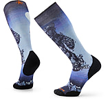 Image of Smartwool Ski Targeted Cushion Always Explore Print OTC Socks - Men's
