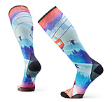 Image of Smartwool Ski Zero Cushion Ski Day Print OTC Socks - Men's