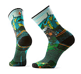 Image of Smartwool Hike Targeted Cushion Trail Trekker Print Crew Socks - Men's