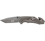 Image of Smith &amp; Wesson S&amp;w Knife Clip Folder 3.8&quot; Blade Gray W/ Strap Cutter