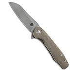 Image of Smock Knives SK45 Frame Lock Knife Bronzed Ti 3.25 Stonewash 720CCE5E