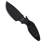 Image of Sniper Bladeworks Skinner Fixed Blade Knife Black Canvas Micarta 4.3 PVD E27CE4AD