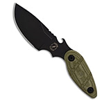 Image of Sniper Bladeworks Skinner Fixed Blade Knife OD Green Canvas Micarta 4.3 PVD 503162B7