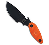 Image of Sniper Bladeworks Skinner Fixed Blade Knife Orange G-10 4.3 Black PVD 3E0AE0BE