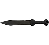 Image of SOG Specialty Knives &amp; Tools Phantom Strike Ii Machete Fixed Blade Knife 12.6inch Spear Point 420 Black Blade Glass Reinforced Nylon Grn Handle Black