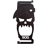 Image of Sog Specialty Knives &amp; Tools Sog Bite Bottle Opener Hadcsed Black Can Attach To Straps