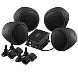 Image of Sound Storm Laboratories Motorcycle System 3in Speakers 1000W Max Bluetooth Aux Input