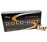 Speer 9 mm +P 124 Grain Jacketed Hollow Point Nickel Plated Brass Cased Centerfire Pistol Ammo, 50 Rounds, 53617