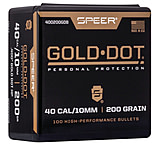 Image of Speer Gold Dot Handgun Component Bullet 10mm Auto 200 Grain Hollow Point Rifle Bullet