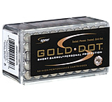 Speer Gold Dot .22 Winchester Magnum Rimfire 40 Grain Gold Dot Hollow Point Short Barrel Rimfire Ammunition