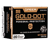 Speer Gold Dot .327 Magnum 100 Grain Hollow Point Centerfire Pistol Ammo, 20 Rounds, 23913GD