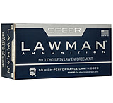 Speer Lawman CleanFire Training .38 Special +P 158 Grain Total Metal Jacket Centerfire Pistol Ammo, 50 Rounds, 53833