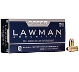 Speer Lawman Training .45 GAP 200 Grain Total Metal Jacket Centerfire Pistol Ammo, 50 Rounds, 53980