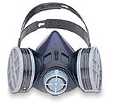 Image of Honeywell 1/2 Mask Prem OV/N95 T-SER Lg 313110