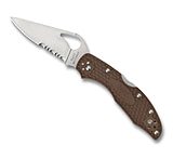 Image of Spyderco Byrd Meadowlark2 Blue Frn Plainedge Folding Knife