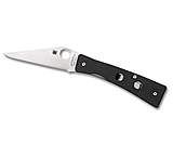 Image of Spyderco Chokwe Fine Edge Folding Black G-10 Handle Pocket Knife - 8.5in OAL
