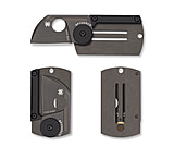 Image of Spyderco Dog Tag Folder Black Blade Knife