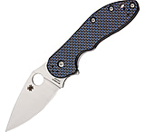 Image of Spyderco Domino Blue Weave Knife