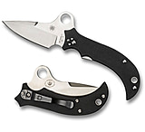 Image of Spyderco Khalsa Black Plain Edge Knife