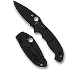 Image of Spyderco Manix 2 XL Salt Black G-10 CPM Magnacut Black 3.85in Blade Folding Knife