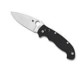 Image of Spyderco Manix2 XL Black G-10 Handle Knife - 4in Fine Edge Blade