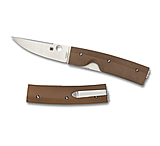 Image of Spyderco Nilakka Brown G-10 PlainEdge 8in Folding Knife