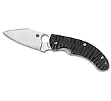 Image of Spyderco Perrin PPT Black G-10 Handle Fine Edge Folding Pocket Knife - 7.4in OAL