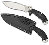 Image of Spyderco Schemp Rock Black FRN Handle, VG-10 Fine Edge Fixed Blade Knife
