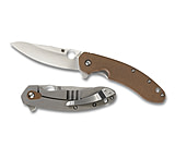Image of Spyderco Southard Folder Brown G-10 PlainEdge Folding Knife - 8in OAL