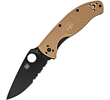 Image of Spyderco Tenacious Linerlock Tan Folding Knife