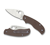 Image of Spyderco Urban Lightweight Borwn AEB-L Sprint PlainEdge Folding Knife