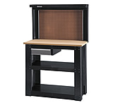Image of Stack-On RTA Steel Reloading Bench with Pegboard Backwall and Drawers, Gun-Safe