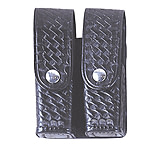 Image of Stallion Leather Double Mag-dbl Stack Black Snap