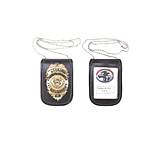 Image of Stallion Leather Neck Chain/i.d. Holder Hangs A