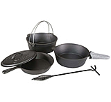 Image of Stansport Cast Iron Preseasoned 6 Piece Cook Set