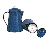 Image of Stansport Enamel Coffee Pot, 12 Cup, with Perculator