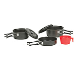 Image of Stansport One Person Black Granite Steel Cook Set