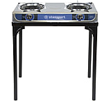 Image of Stansport Stainless Steel 2 Burner Stove w/Stand
