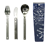 Image of Stansport Stainless Steel Knife/Fork/Spoon Set