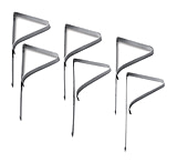 Image of Stansport Stainless Steel Tablecloth Clamps