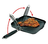 Image of Starfrit Grill Pan, 10inx10in, w/Foldable Handle