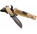 Image of StatGear Surviv-All Outdoor Camping Knife w/ Firestarter &amp; Sharpening Stone