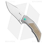 Image of Steel Addiction Knives Bharucha Krypton #2 3.00in Folding Knife